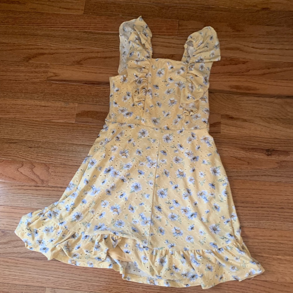 Yellow dress, from knitworks.